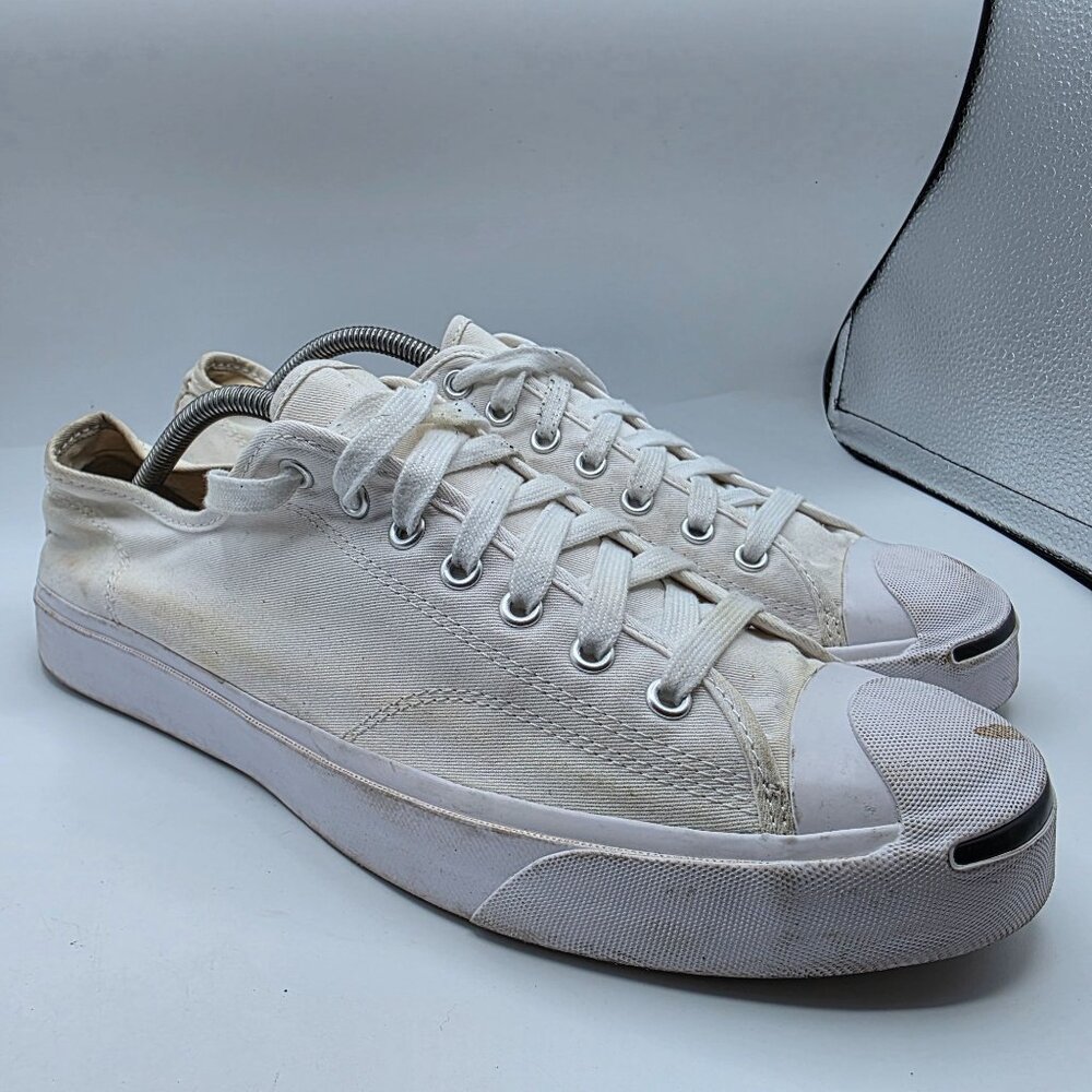 Converse Jack Purcell Ox Mens Size 11.5 White Sneaker Shoes Casual Athletic